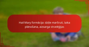 Hail Mary formācija: dziļie maršruti, laika plānošana, aizsarga stratēģijas