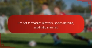 Pro Set formācija: līdzsvars, spēles darbība, saņēmēju maršruti