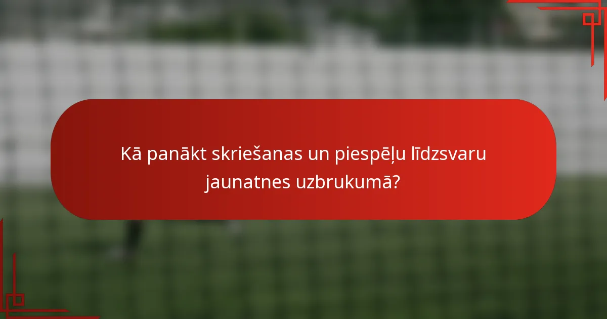 Kā panākt skriešanas un piespēļu līdzsvaru jaunatnes uzbrukumā?
